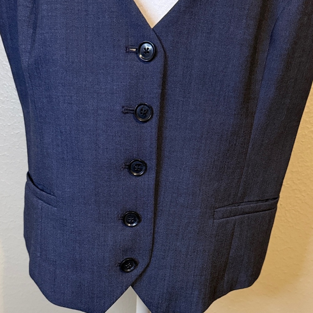 Banana Republic Dark Blue Vest - Picture 3 of 10